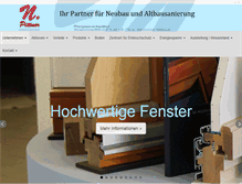 Tablet Screenshot of pittner-fenster.de